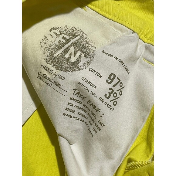 Gap Khakis Size 0 Womens Neon Pants - Picture 5 of 11